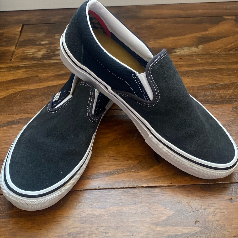 Vans Skate Slip-On Shoes - Raven Black